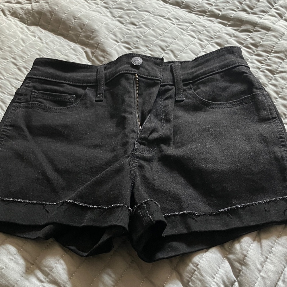 Hollister Black Denim Women's Shorts